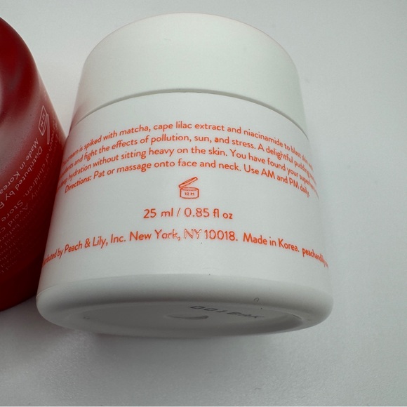 2x Peach & Lily Matcha Pudding Cream .84oz & Peptide Pro Firming Moisturizer .85 - Picture 3 of 6